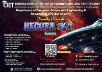 HECURA 2K24 Technical Symposium Poster